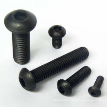 furniture hardware carbon steel hex button screw